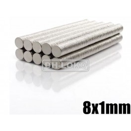 Magnet 8x1 mm, 1ks